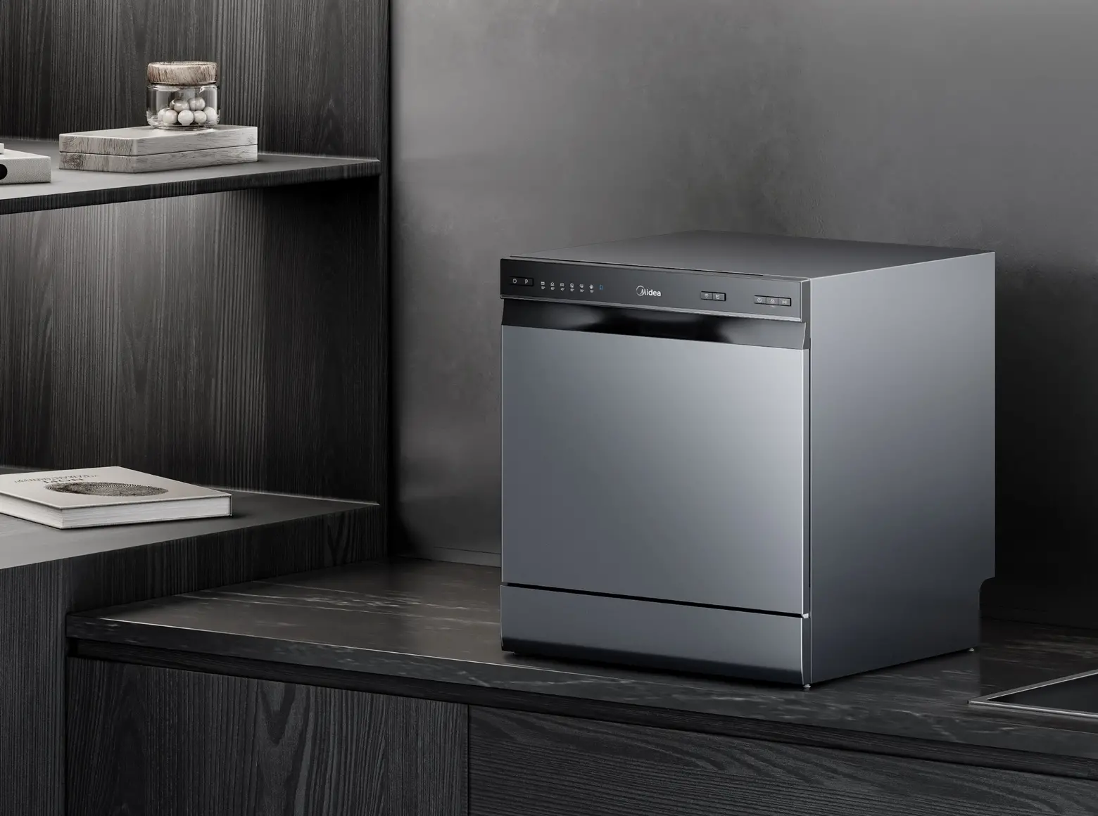 Dishwasher in a modern kitchen