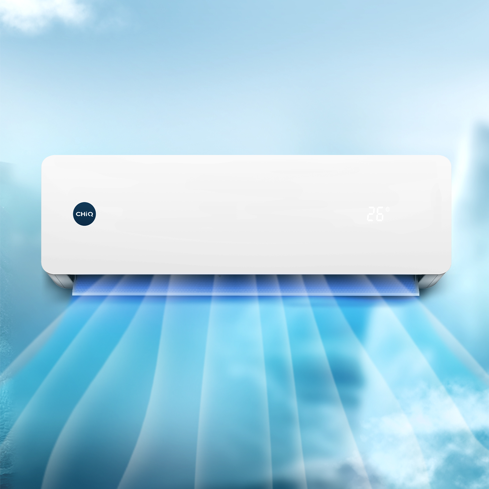 Air conditioner in a bedroom