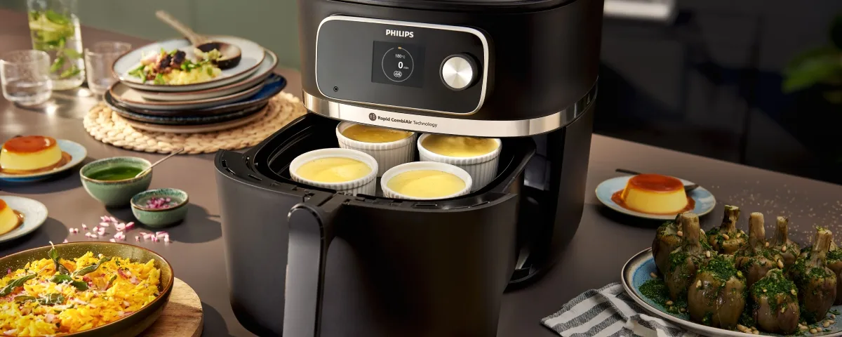 Air fryer on a kitchen counter